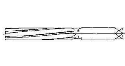 REAMER HAND HELICAL FLUTE, 3.0X72MM