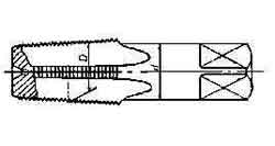 TAP TAPER F0R TAPER THREAD, RC1/4X19T CARBON STEEL