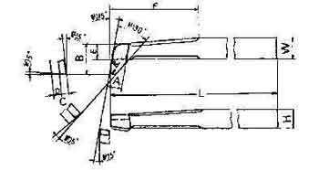 TOOL BIT TIP WELDED HSS ROUND, NOSE BORE-16 16X16X180MM