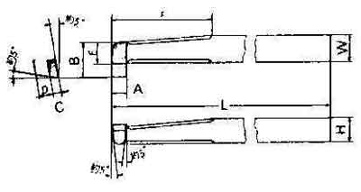 TOOL BIT TIP WELDED HSS BORE, FINISHING-32 32X32X315MM