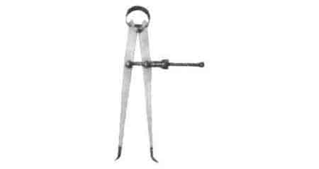 CALIPER INSIDE WITH SPRING, 250MM