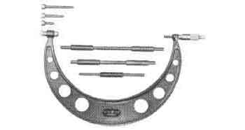 MICROMETER OUTSIDE 400-500MM, W/INTERCHANGEABLE ANVILS