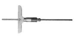 MICROMETER DEPTH 0-250MM, IN 0.01MM WITH SLIDABLE ROD