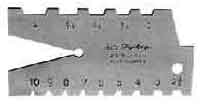 SCREW CUTTING GAUGE SQUARE, 29DEG 1-10 THREADS