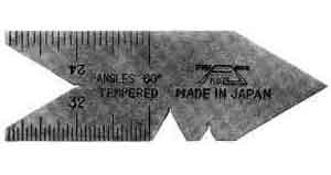 CENTER GAUGE 60DEG, METRIC STANDARD