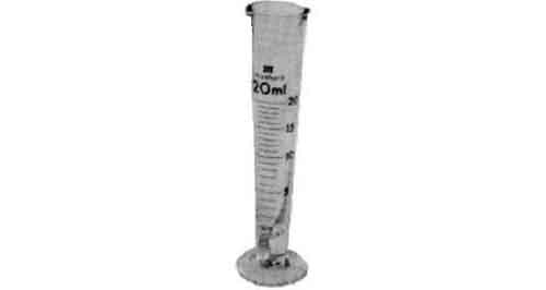 CYLINDER MEASURING GLASS, 20ML