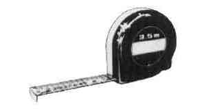 RULE CONVEX STEEL METRIC, 3.5MTR