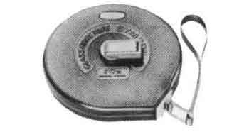 TAPE MEASURING LINEN, WITH METAL CASE 100MTR