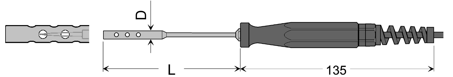 SENSOR NICR-NI FOR SIKA MH3250, AIR/GAS GLF130 FIG6