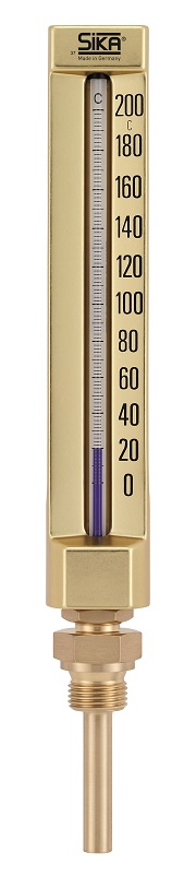 THERMOMETER SIKA 174B 110X30MM, PT1/2 0-120DEG.C 63MM-STEM