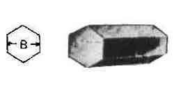 STEEL HEXAGON COLD-FINISHED, 17MM 12FEET