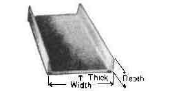 STEEL CHANNEL HOT-ROLLED, 180X75X7MM 20FEET