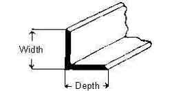STEEL EQUAL ANGLE HOT-ROLLED, 130X130X12MM 20FEET