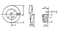 WASHER SPRING-LOCK, STAINLESS STEEL M30.0