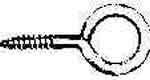 SCREW EYE BRASS NO.0 20MM