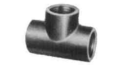 TEE MALLEABLE CAST IRON GALV, 1"