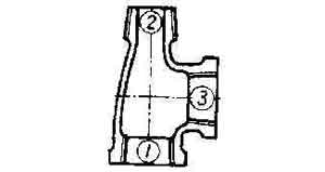 TEE SERVICE REDUCING MALLEABLE, C/I GALV 2X1-1/4X2