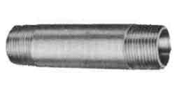 NIPPLE LONG CARBON STEEL GALV, 1-1/2 X 3"