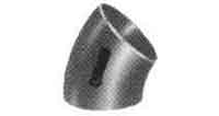 ELBOW STEEL BUTT-WELDING 45DEG, LONG RADIUS H.P. SCH-40 90A