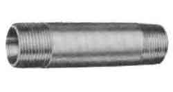 NIPPLE LONG STEEL 1/8 X 4", THREADED FOR H.P. PIPE FITTING