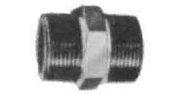 NIPPLE HEXAGON STEEL 2, THREADED FOR H.P. PIPE FITTING