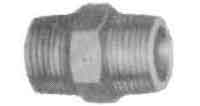 NIPPLE HEXAGON BRASS 1-1/4, THREADED