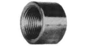 CAP ROUND STAINLESS STEEL, 1/4 THREADED