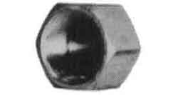 CAP HEXAGON STAINLESS STEEL, 3/4 THREADED
