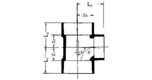 TEE REDUCING PVC FOR DRAIN, SIZE 75 X 30