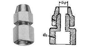 UNION REDUCING FLARED BRASS, 1/2"XPF1/2