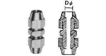 UNION COUPLING FLARED BRASS, 3/8X3/8"