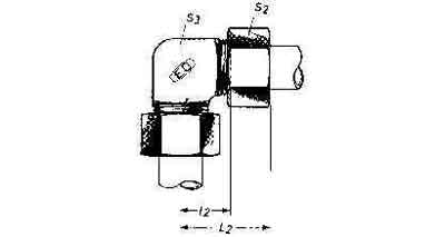 FITTING ELBOW H.P.STEEL, ERMETO 8MM 315KG