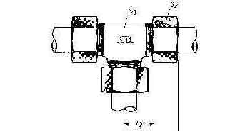 TEE EQUAL H.P.STEEL ERMETO, 12MM 315KG