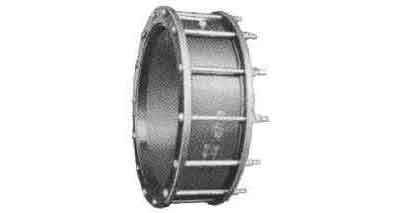 PIPE COUPLING FLEX FOR PLAIN, END PIPE 350MM DUCTILE C.IRON