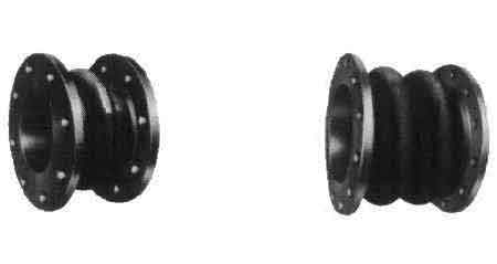 JOINT EXPANSION RUBBER FLANGED, DOUBLE ARCH SPOOL 10KG-300MM