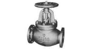 GLOBE VALVE CAST-IRON FLANGED, F7305 5KG-125MM