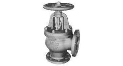 ANGLE VALVE CAST-IRON FLANGED, F7306 5KG-250MM
