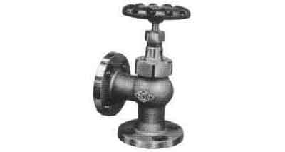 ANGLE VALVE BRONZE FLANGED-END, UNION BONNET F7347 5KG-32MM