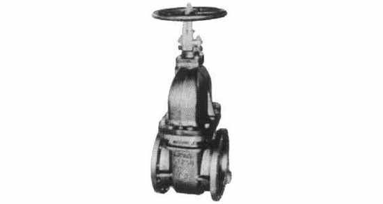 GATE VALVE CAST-IRON FLANGED, F7363 5KG-500MM
