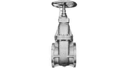 GATE VALVE CAST-STEEL FLANGED, F7366 10KG-50MM