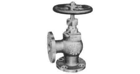 ANGLE VALVE SCREW DOWN CHECK, BRONZE FLANGED F7352 5KG-25MM