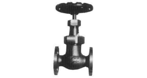 GLOBE VALVE S/D CHECK BRONZE, FL'GED U-BONNET F7411 5KG-25MM