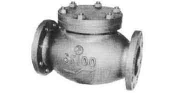GLOBE VALVE LIFT CHECK C-IRON, FLANGED F7358 5KG-100MM