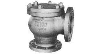 ANGLE VALVE LIFT CHECK C-IRON, FLANGED F7359 5KG-65MM