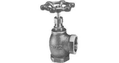 ANGLE VALVE BRONZE SCREWED, 150LBS PT1/2