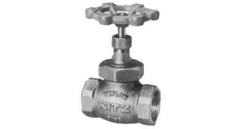 GATE VALVE BRONZE SCREWED, 125LBS PT1/2