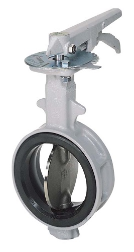 BUTTERFLY VALVE SEMI-LUGGED, W/LOCK LEVER 2"