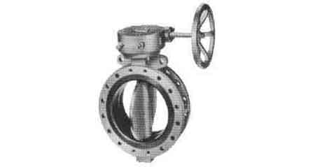 BUTTERFLY VALVE DOUBLE FLANGED, WORM GEAR ACTUATOR 30"