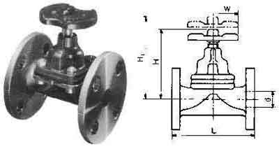 VALVE DIAPHRAGM WITH FURTHER, DETAIL