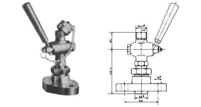 COCK INDICATOR FOR SULZER TYPE, WITH FURTHER DETAIL